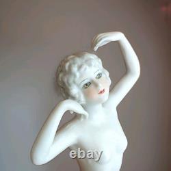 RARE Poupée en PORCELAINE ANCIENNE Grande de 5 pouces de hauteur Parfait État Années folles