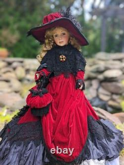 RARE Poupée en Porcelaine KAIS Vintage Grande 24 CHELSEA ÉDITION LIMITÉE 112/300 GRANDE