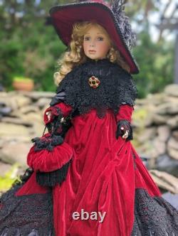 RARE Poupée en Porcelaine KAIS Vintage Grande 24 CHELSEA ÉDITION LIMITÉE 112/300 GRANDE