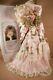 Rare 34 Rustie Designer Porcelain Doll Pink Victorian Dress Blonde Girl- Le