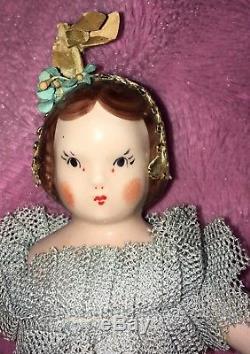 Rare 7 Ruth Gibbs Sleeping Beauty Ballet Lilas Fairy Vintage China Doll
