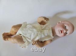 Rare Antique Einco N ° 1 Bisque Doll, All Original Eisenmann And Co. Porcelaine