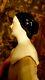 Rare Antique Joli Coil Bun Hairdo 1840 Jenny Lind Poupée Chine -16 Parfait