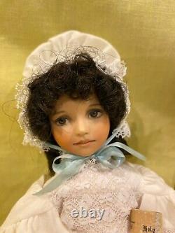 Rare Dianna Effner Faith Doll Porcelaine Wildflowers Series #68/100 Cao Bible