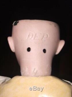 +++ Rare Hypno Doll Vintage Toy Poupee Mystic Tete Dep Jumeau +++ Porcelaine