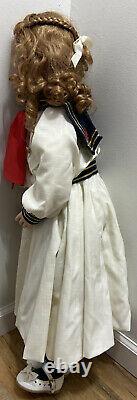 Rare Vintage 1994 Thelma Resch 32 Porcelaine Doll Sailor Nautical Red Hair Girl
