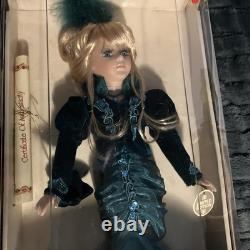 Rare Vintage Choix des Collectionneurs poupée sirène en porcelaine bisque fine 17 pouces