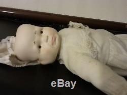 Rare Vintage Conditionné 3 Visage Porcelaine Doll 21 Tall Pls Voir Photos
