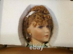 Rare Vintage Resch Large 36 Porcelaine Doll Florence Jean Ltd Ed Avec Boîte Et Coa