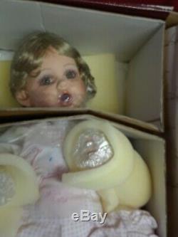 Rare Vtg Joycee Fayzah Spanos Bouteille Ou Binky Precieux Heirloom Porcelaine Doll