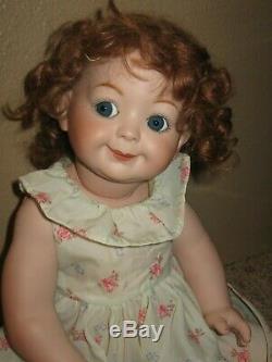 Reproduction Antique Googly Eyed Allemand Kestner Doll 221 Bisque Porcelain- 15