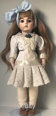 Reproduction De Antique Doll 10 Bru Jne 18 Porcelaine Tête Corps En Cuir Français