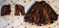 SUPERBE 17,5 HANDWERCK 79 Poupée allemande antique fabuleuse en biscuit, corps BJ et vêtements