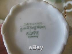 Set De Thé Poupée Vintage Kewpie Rose O'neill Pour Enfants Ensemble De Thé Fabriqué En Allemagne 7pc