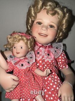 Shirley Temple Polka Dot Pals Deux d'une Même Sorte Danbury Mint