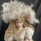 Show-stoppers Cherilyn 28 Poup&eacute;e De Collection En Porcelaine Robe Rose Chapeau Vintage A1