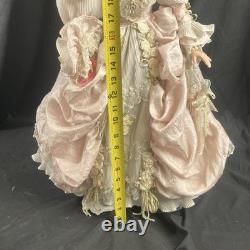 Show-Stoppers Cherilyn 28 poupée de collection en porcelaine robe rose chapeau vintage A1