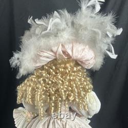 Show-Stoppers Cherilyn 28 poupée de collection en porcelaine robe rose chapeau vintage A1