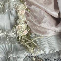 Show-Stoppers Cherilyn 28 poupée de collection en porcelaine robe rose chapeau vintage A1