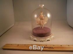 Spinning Vintage Ballerina Doll Porcelaine Laissez-moi Vous Appeler Chérie Music Box