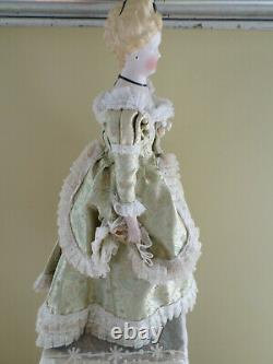 Superbe! Alt Beck & Gottschalk Antique 18 Parian Doll Molded Jewel & Bodice