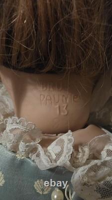 Superbe grande poupée de reproduction artisanale vintage de 1983, bébé français BRU JNE 13 de 31 pouces
