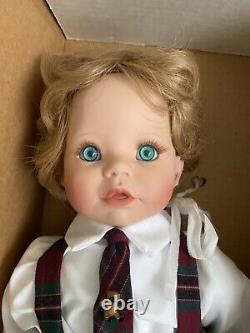Susan Wakeen Collection Doll Boy Nicholas Blue Eyes Vintage Coa Limited 44/1995