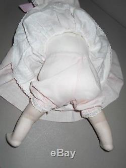 Tête Rotative À 3 Visages 18 Poupée En Porcelaine Happy Sleepy Weepy Bonnet Vintage