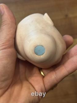 Tête de poupée en porcelaine antique jouet vintage taille 1 non signée
