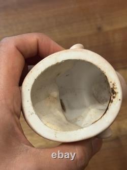 Tête de poupée en porcelaine antique jouet vintage taille 1 non signée