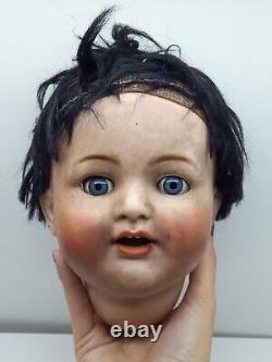 Tête de poupée vintage en porcelaine K&R Simon Halbig 126 Allemagne 56