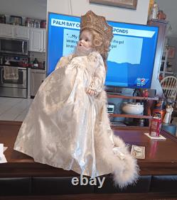 The Doll Maker Talon, poupée de collection en porcelaine de 84 cm (33 pouces), signée Linda Rick, certificat d’authenticité et support