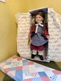 Tous les 8 poupées Vtg Little House on the Prairie Ashton Drake avec boîtes et certificats d'authenticité en parfait état