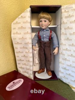 Tous les 8 poupées Vtg Little House on the Prairie Ashton Drake avec boîtes et certificats d'authenticité en parfait état