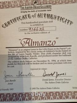 Tous les 8 poupées Vtg Little House on the Prairie Ashton Drake avec boîtes et certificats d'authenticité en parfait état