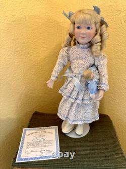 Tous les 8 poupées Vtg Little House on the Prairie Ashton Drake avec boîtes et certificats d'authenticité en parfait état