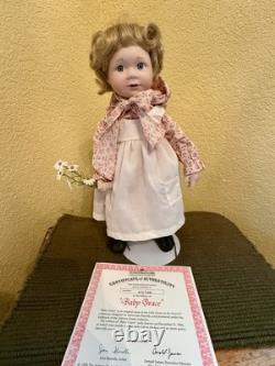 Tous les 8 poupées Vtg Little House on the Prairie Ashton Drake avec boîtes et certificats d'authenticité en parfait état