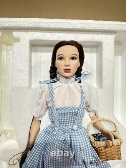 Trésors intemporels vintage Mattel DOROTHY La magie d'Oz poupée en porcelaine neuve #3