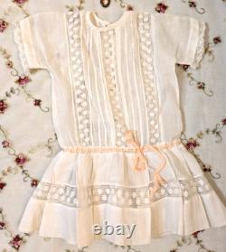 Trop mignonne ! 21 SIMON & HALBIG 1079 Poupée allemande antique, vêtements, perruque, corps BJ