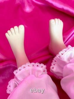 Ute Kase Lepp GERDA Poupée d'Art LE #14/20 Bisque Allemande Costume Folklorique Fourrure Signée