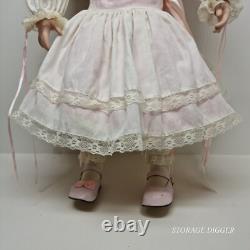 VTG Grande 2004 AEL Kathy Smith Fitzpatrick Poupée en Porcelaine Geneviève 28 Pouces de Haut