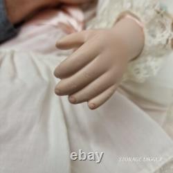 VTG Grande 2004 AEL Kathy Smith Fitzpatrick Poupée en Porcelaine Geneviève 28 Pouces de Haut