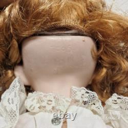 VTG Grande 2004 AEL Kathy Smith Fitzpatrick Poupée en Porcelaine Geneviève 28 Pouces de Haut