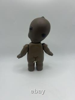 VTG RARE Poupée Bébé Kewpie Bisque Afro-Américaine Hottentot Allemande 5,5 pouces EUC
