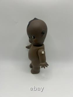 VTG RARE Poupée Bébé Kewpie Bisque Afro-Américaine Hottentot Allemande 5,5 pouces EUC