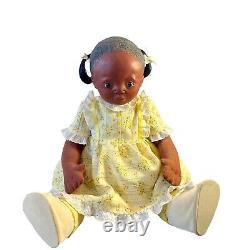 Vieille Afro-américaine Doll Signé Biedermann Odaca Artiste