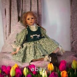 Vieille Artiste Doll Whitney Par Donna Rubert Chanté Helen Avec Finition Waxy