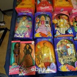 Vieille Collection De Poupées Barbie Mattel Disney 90s 20s Rare Lot 75+ Poupées Trending