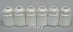 Vintage 15 Pc. Porcelaine Allemande Miniature Toy Doll Spice Canister Play Set Nice