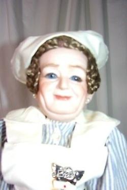 Vintage 1976 True Burkett Nurse Nora Poupée En Porcelaine 20 Fabuleux Vgc
